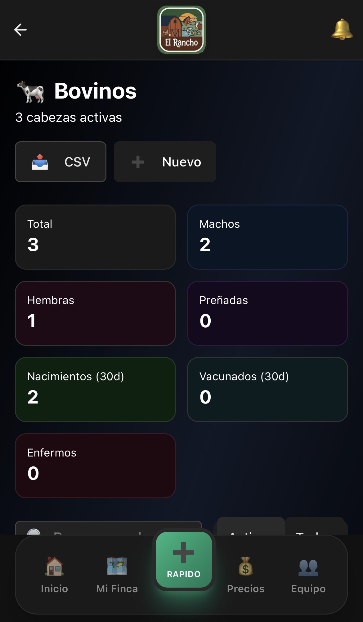Bovinos (modo oscuro)