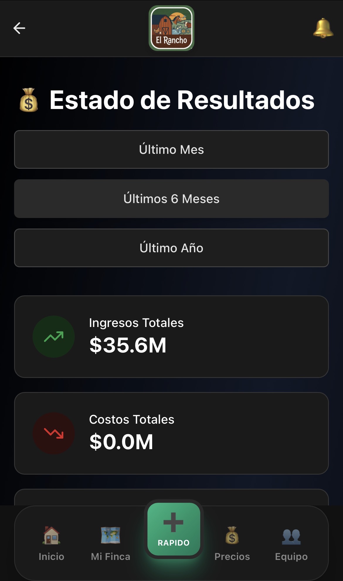 Estado de resultados (modo oscuro)