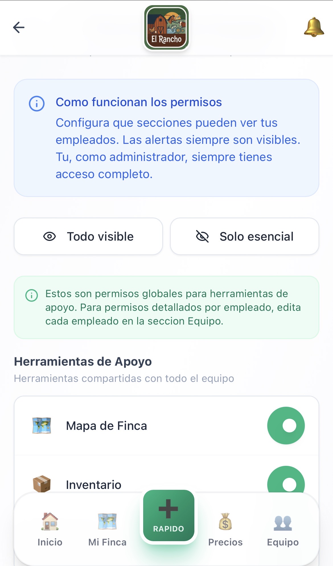 Permisos – Herramientas de apoyo